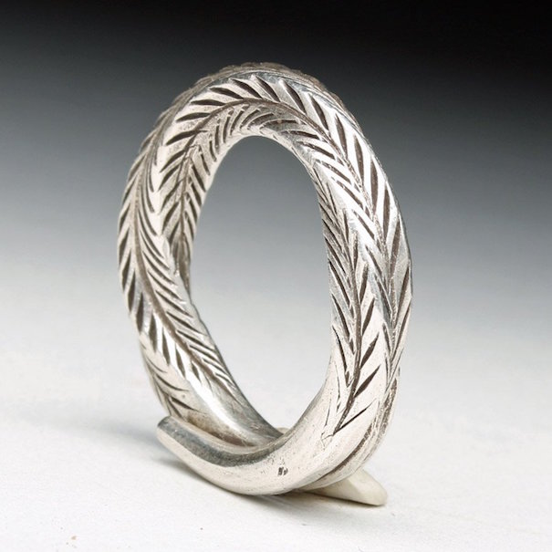 Viking silver ring, ninth to 11th century, found in U.K. Artemis Gallery image