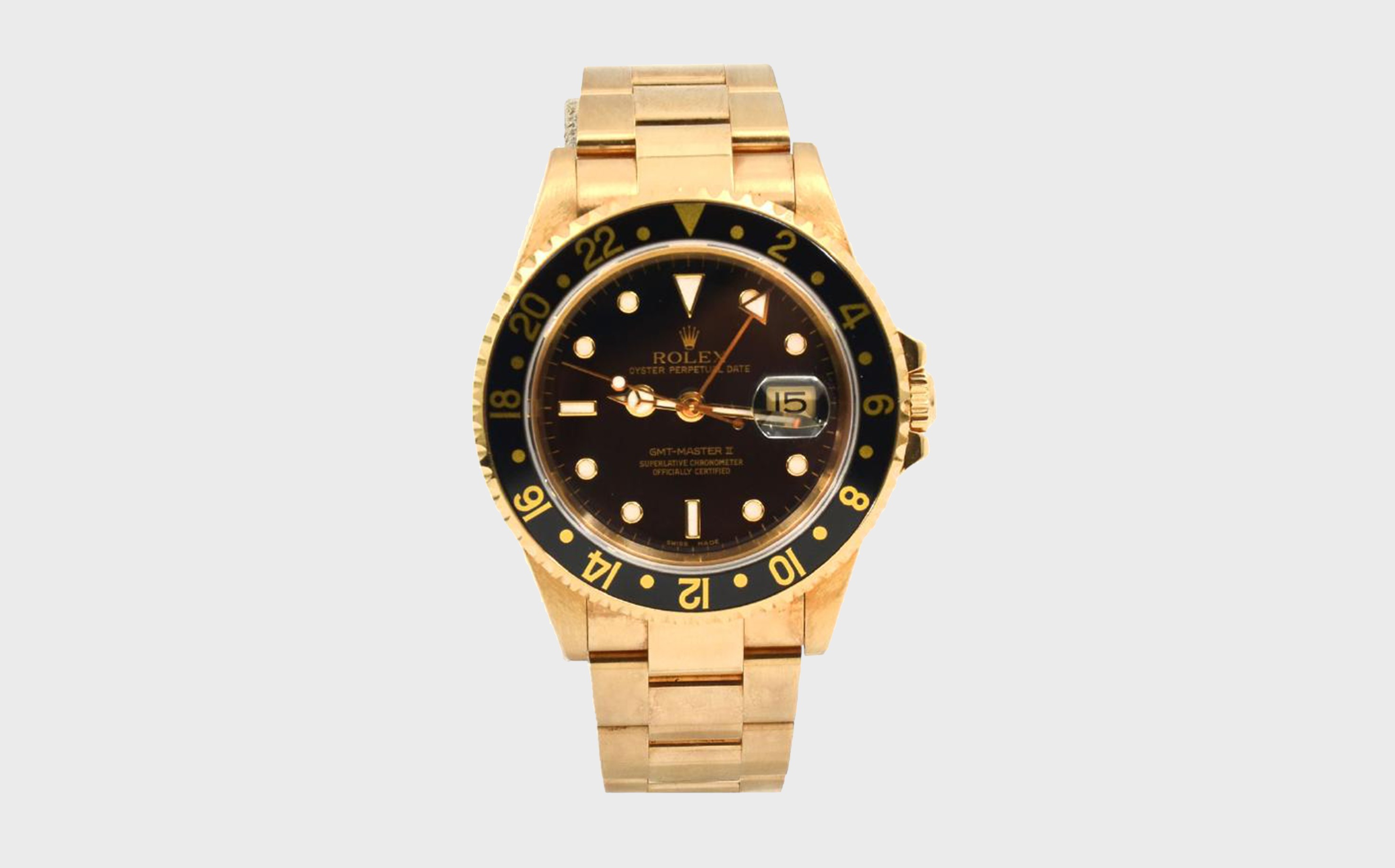 18K-ROLEX-GMT-MASTER-II-MEN'S-WATCH