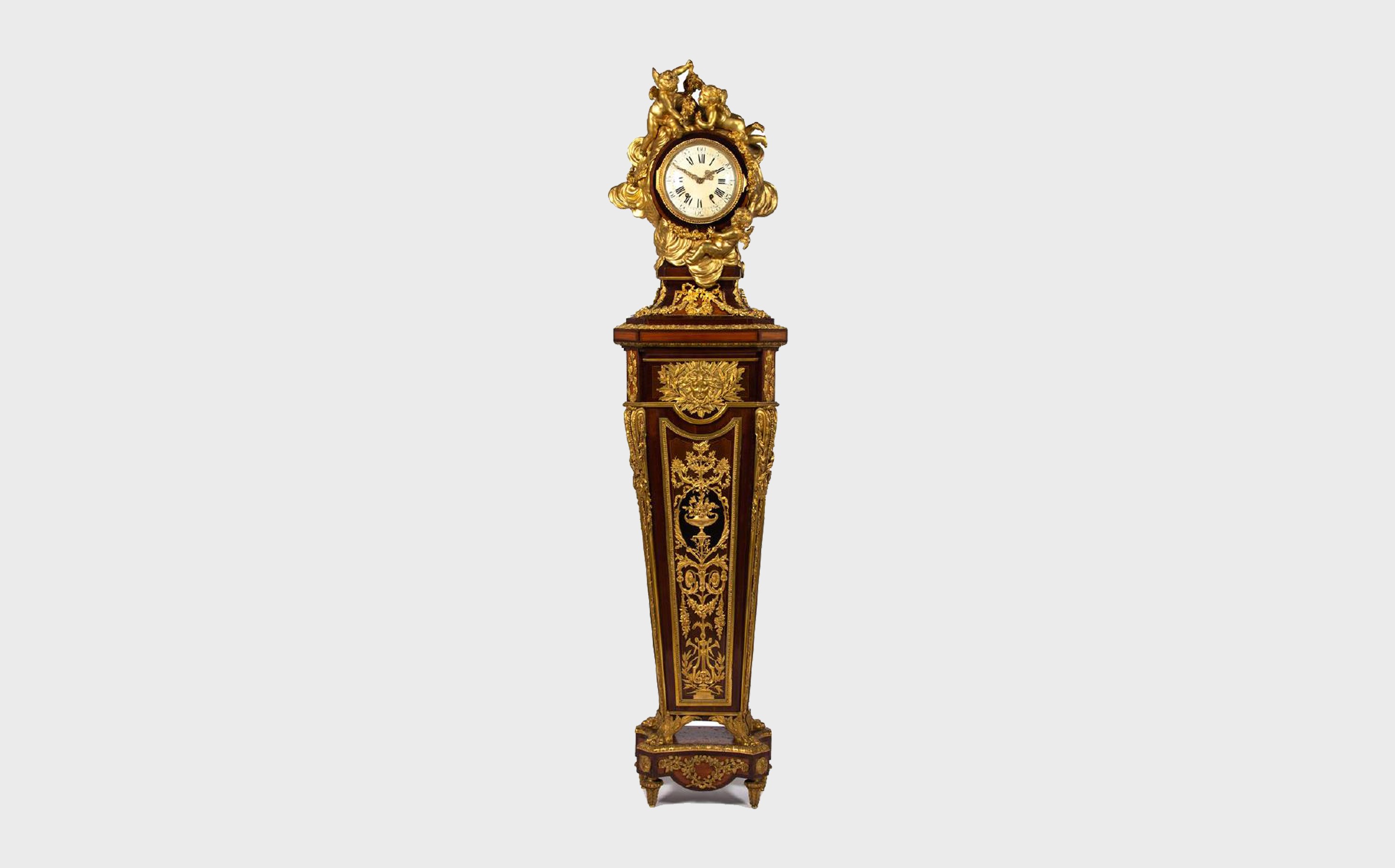 A-Louis-XVI-Style-Gilt-Bronze-Mounted-Tulipwood-and