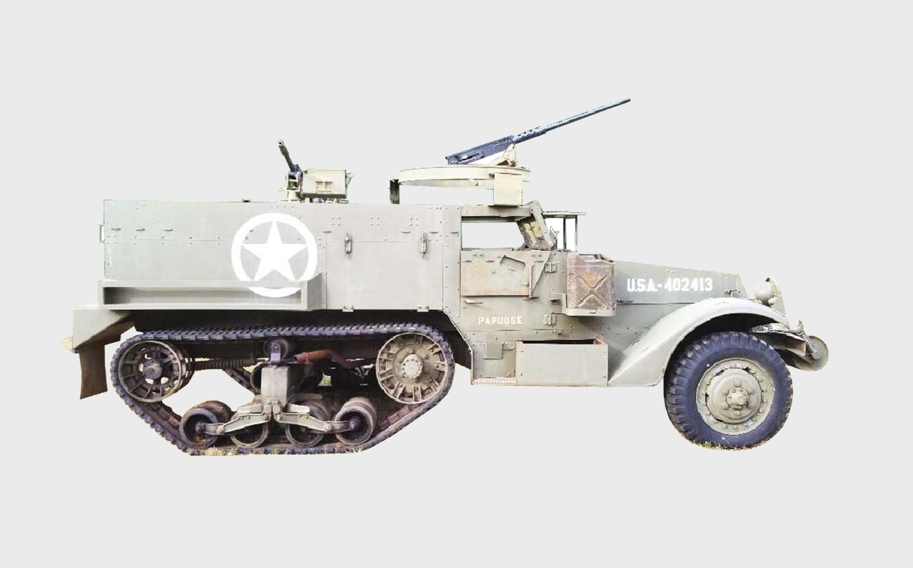 WWII-US-Military-M3-(M2A1) WWII US Military M3 (M2A1)